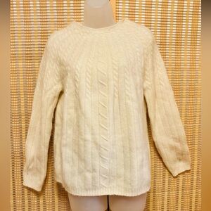White Stag Gorgeous creamy white soft angora sweater top